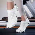 Damen Sportliche und atmungsaktive Wasserschuhe mit elastischem Schnellschnürsystem