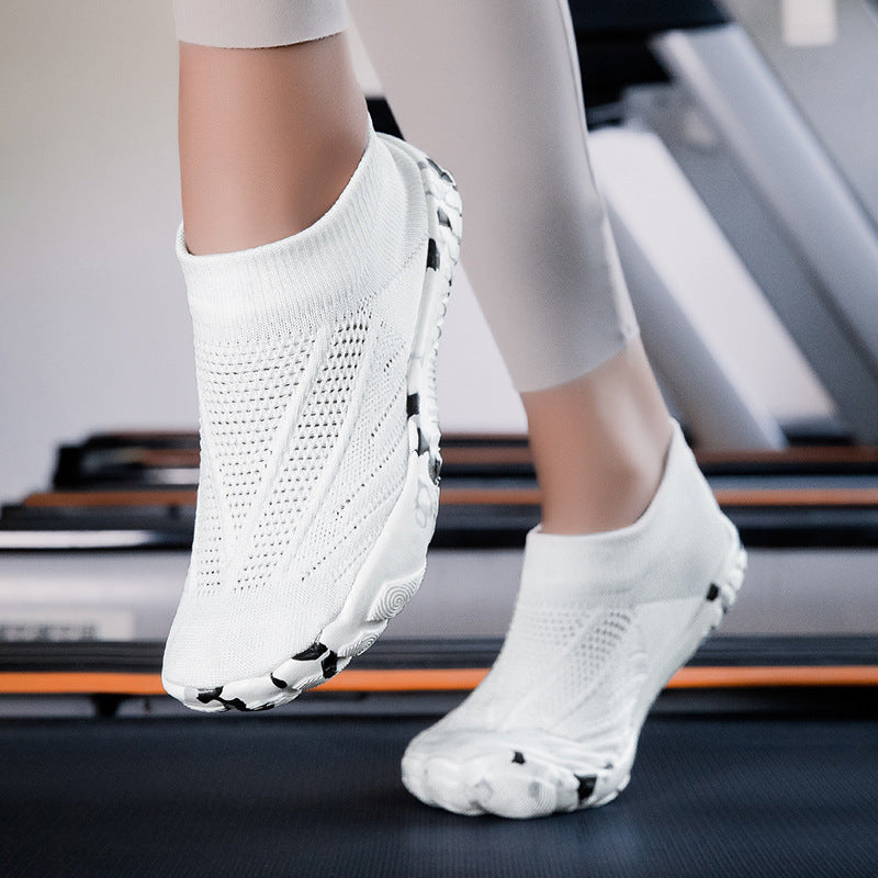 Damen Sportliche und atmungsaktive Wasserschuhe mit elastischem Schnellschnürsystem