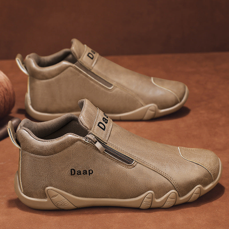 Damen Sportliche Stiefeletten mit praktischem Reißverschluss und rutschfester Sohle R&B