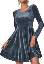 Damen Samt Kleid R&B