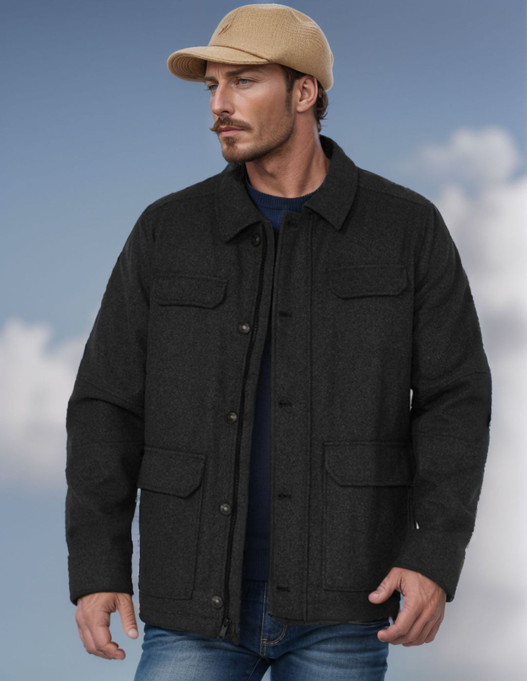 Herren modulare Arbeitsjacke im modernen Design R&B