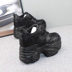 Damen Chunky Sneakers mit atmungsaktiver Mesh-Oberfläche und dämpfender Sohle