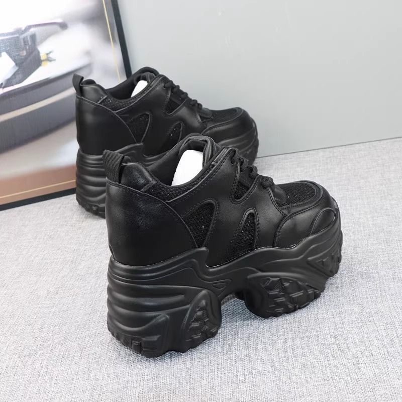 Damen Chunky Sneakers mit atmungsaktiver Mesh-Oberfläche und dämpfender Sohle