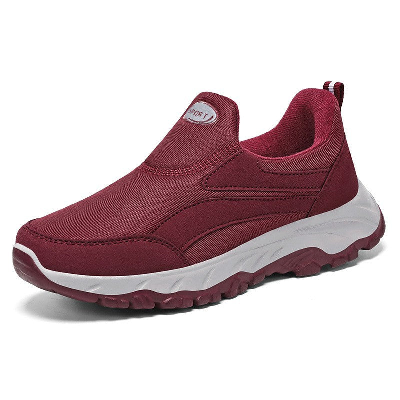 Damen Sportliche Slip-On Sneakers mit dämpfender Laufsohle R&B