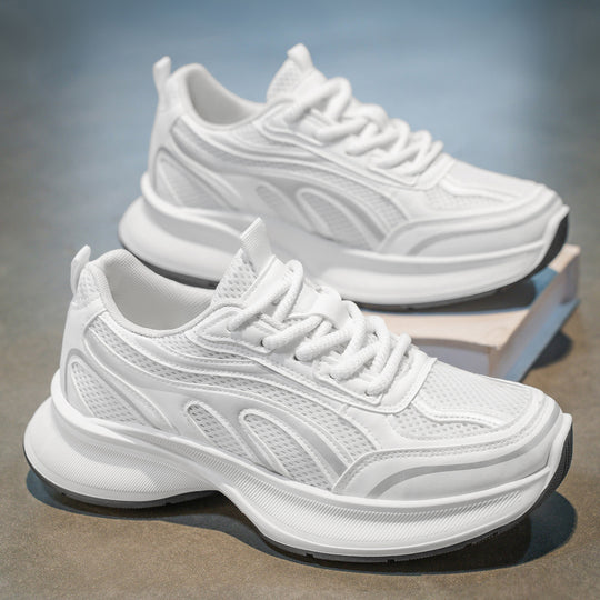 Damen Sportliche Trend Sneakers mit atmungsaktivem Mesh und dämpfender Sohle R&B