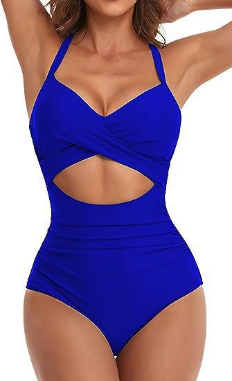 Damen Cut-Out Badeanzug R&B