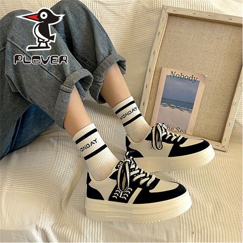 Damen modische Chunky-Sneaker mit stabiler Plattform und auffälligem Design R&B