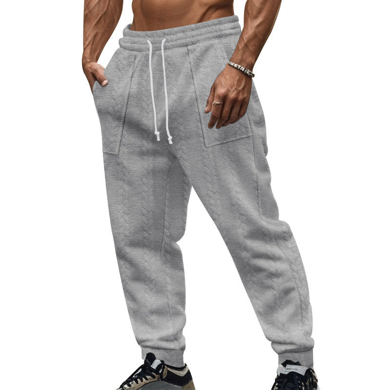 Herren bequeme Freizeithose mit innovativem Kordelzug und zwei praktischen Taschen R&B
