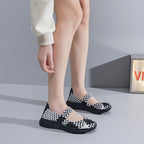 Damen Atmungsaktive Freizeitschuhe mit flexiblem Schnellschnürsystem