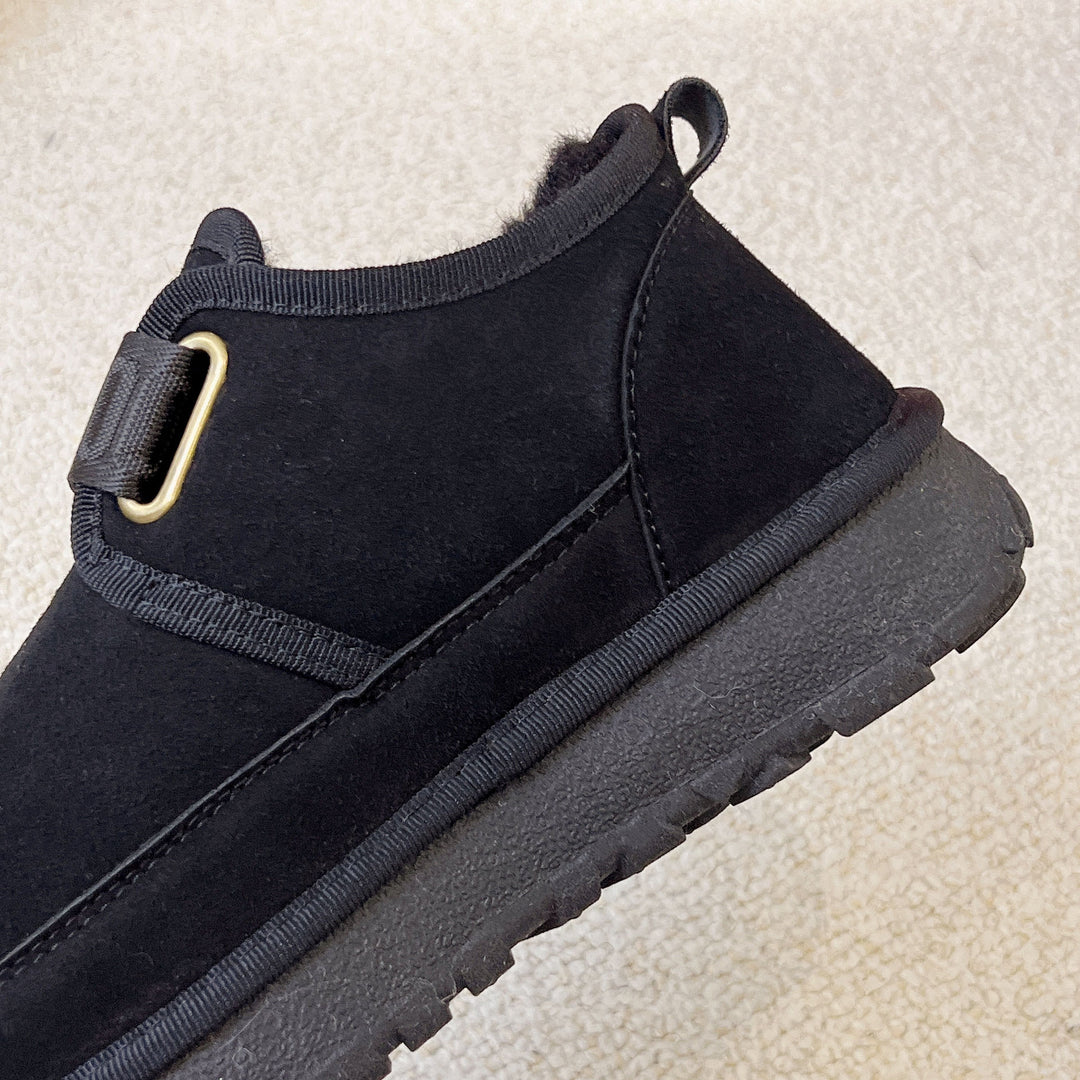 Damen Bequeme Slipper mit komfortablem Klettverschluss und weicher Innensohle R&B