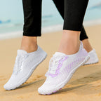 Damen Aqua-Laufschuhe mit rutschfester Sohle und atmungsaktivem Design