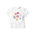 Damen Crop-T-Shirt mit maritimem Motiv R&B