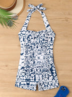 Damen Badeanzug mit figurformendem Design R&B