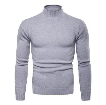 Damen hochgeschnittener Pullover mit Stehkragen R&B