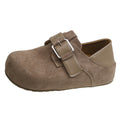 Damen komfortable Clogs mit modischer Schnalle R&B