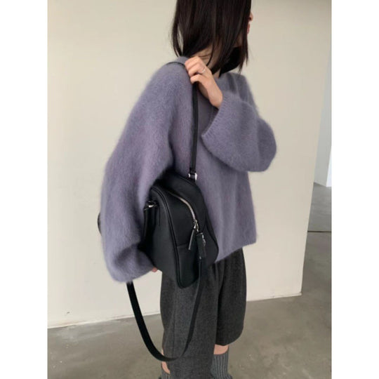 Damen kuscheliger Pullover mit Boxy-Schnitt R&B