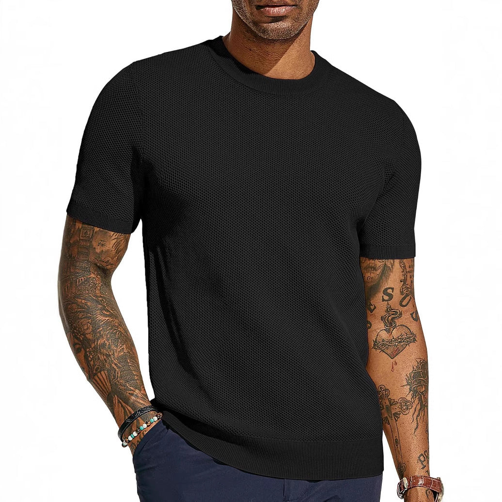 Herren atmungsaktives Netz-T-Shirt R&B