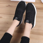 Damen Sportliche Dämpfungssneakers mit atmungsaktivem Obermaterial und rutschfester Sohle
