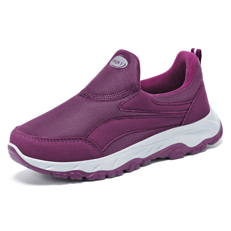 Damen Bequeme Slip-On Sportschuhe mit elastischem Obermaterial R&B