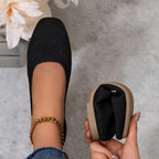 Damen Slip-On Ballerinas mit flexibler Sohle und atmungsaktivem Obermaterial