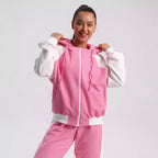 Damen Sportlicher Hoodie-Trainingsanzug mit eleganten Details und hochwertigem Material