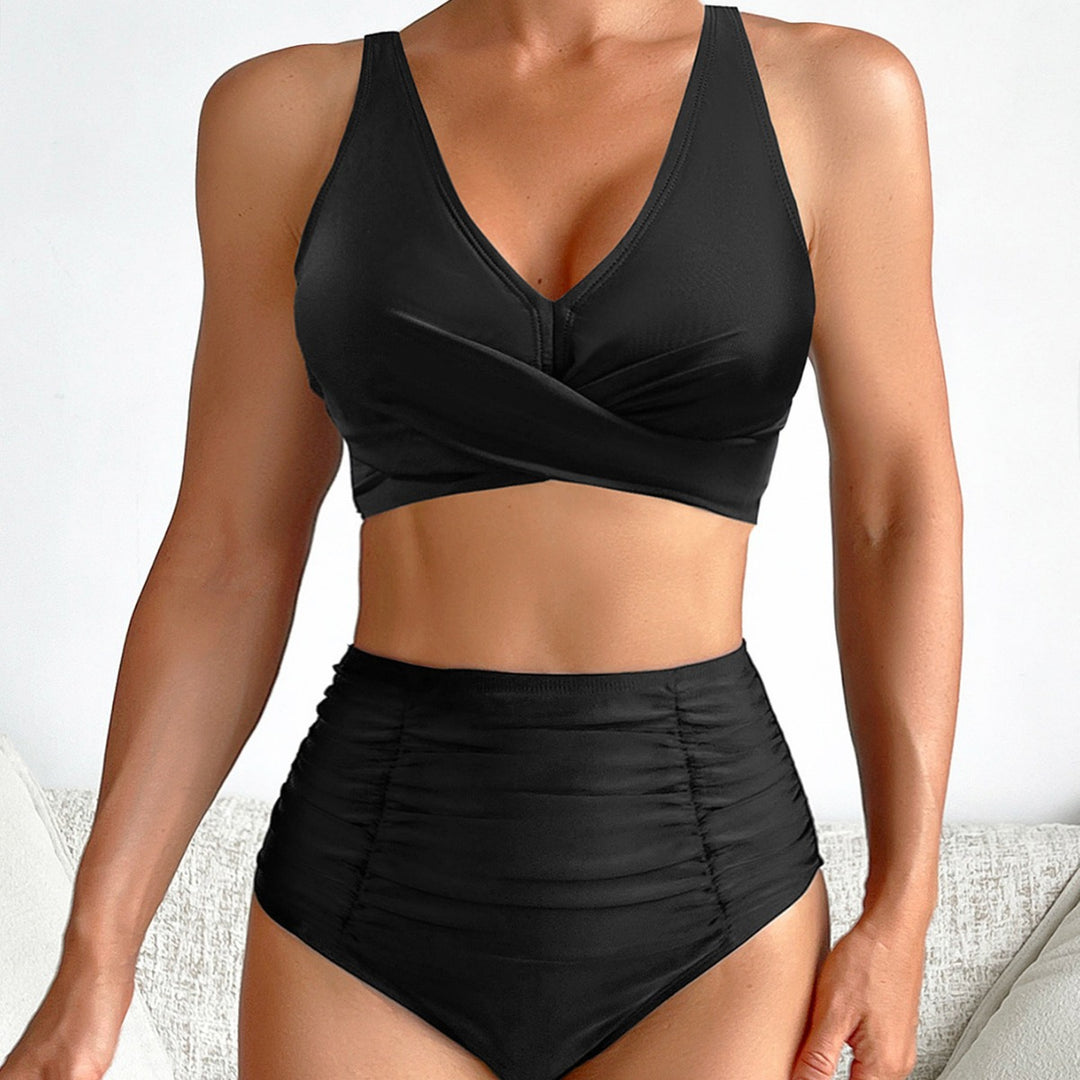 Damen Hochtaillierter Bade-Bikini R&B