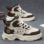 Damen Modische High-Top Sneakers mit stabiler Sohle und dämpfendem Innenmaterial R&B