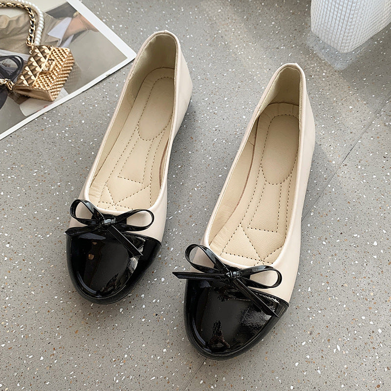 Damen Ballerinas mit elegantem Schleifenakzent und rutschfester Sohle R&B