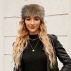 Damen Kuscheliger Fleece-Hut mit modischem Design R&B
