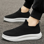 Damen atmungsaktive Slip-On Sneakers mit elastischem Obermaterial R&B