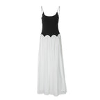 Damen Maxikleid mit raffinierten Trägern und elegantem Schnitt R&B