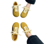 Damen Sportliche Sneakers aus hochwertigem Wildleder mit atmungsaktiver Sohle R&B