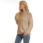 Damen Pullover mit strukturiertem Maschenmuster und bequemem Schnitt R&B