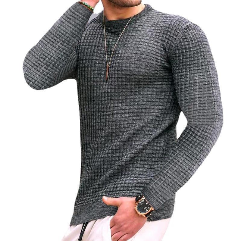 Herren Strickpullover mit strukturiertem Design R&B