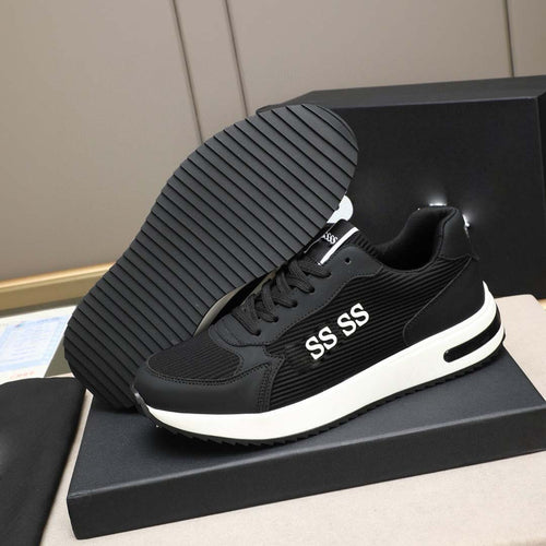 Damen Sportliche Sneakers mit atmungsaktiver Textil-Oberfläche und stoßdämpfender Sohle R&B