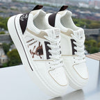 Damen modische Sneaker mit kunstvollem Design