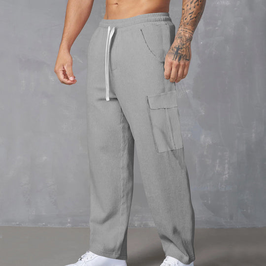 Herren Cargohose mit elastischem Bund und praktischen Taschen R&B
