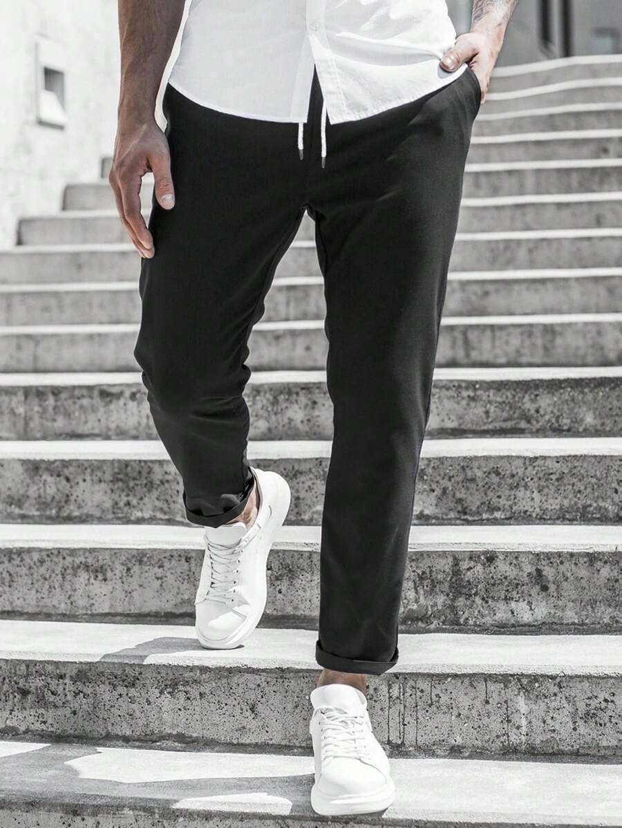 R&B Herren Freizeithose mit Kordelzug und Seitentaschen