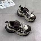 Damen modische und komfortable Sneakers mit dämpfender Sohle und sportlichem Design R&B