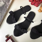 Damen Zehentrenner-Sandalen mit elegantem Knotendesign R&B