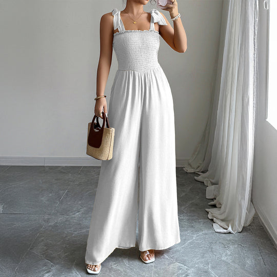 Damen Maxi-Kleid mit raffiniertem Rüschendesign und elastischem Oberteil R&B