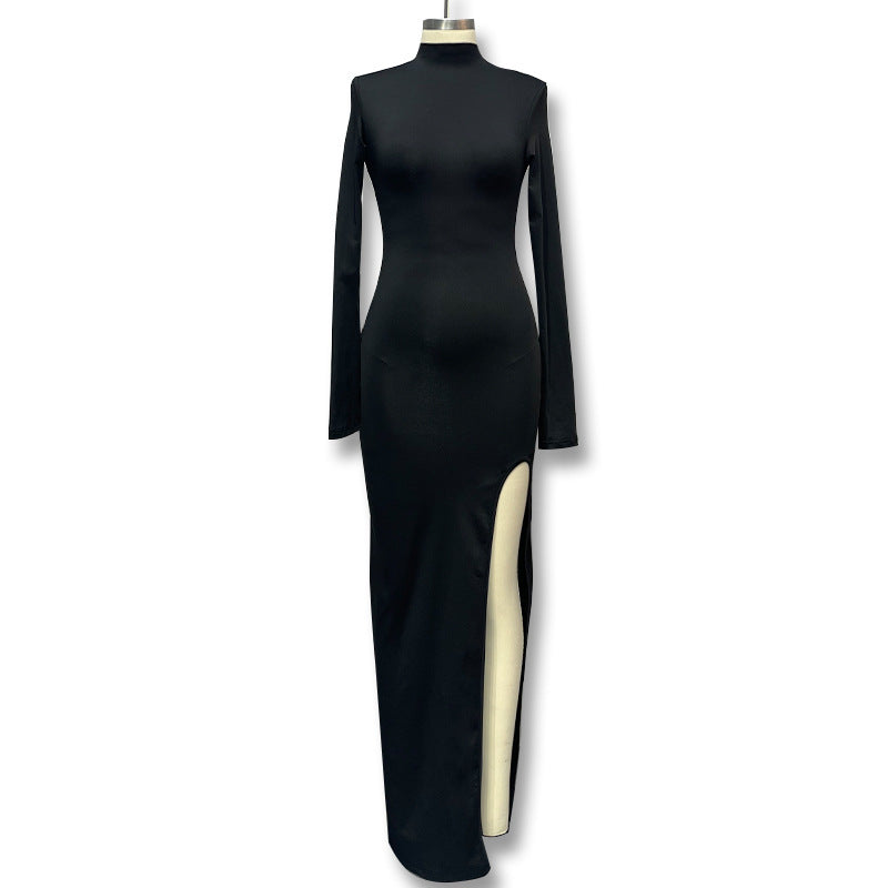 Damen Elegantes Rückenausschnitt Abendkleid R&B