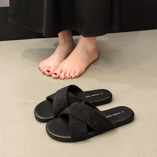 Damen bequeme und stilvolle Schlappen R&B