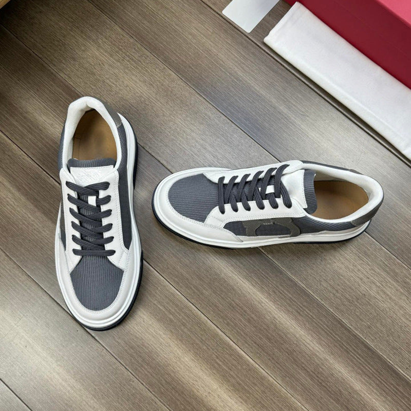 Damen modische Sneakers mit robustem Profil und strapazierfähiger Gummisohle R&B