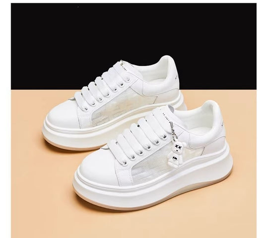 Damen modische Chunky Sneakers mit flexibel dämpfender Sohle und atmungsaktiver Estradakonstruktion R&B