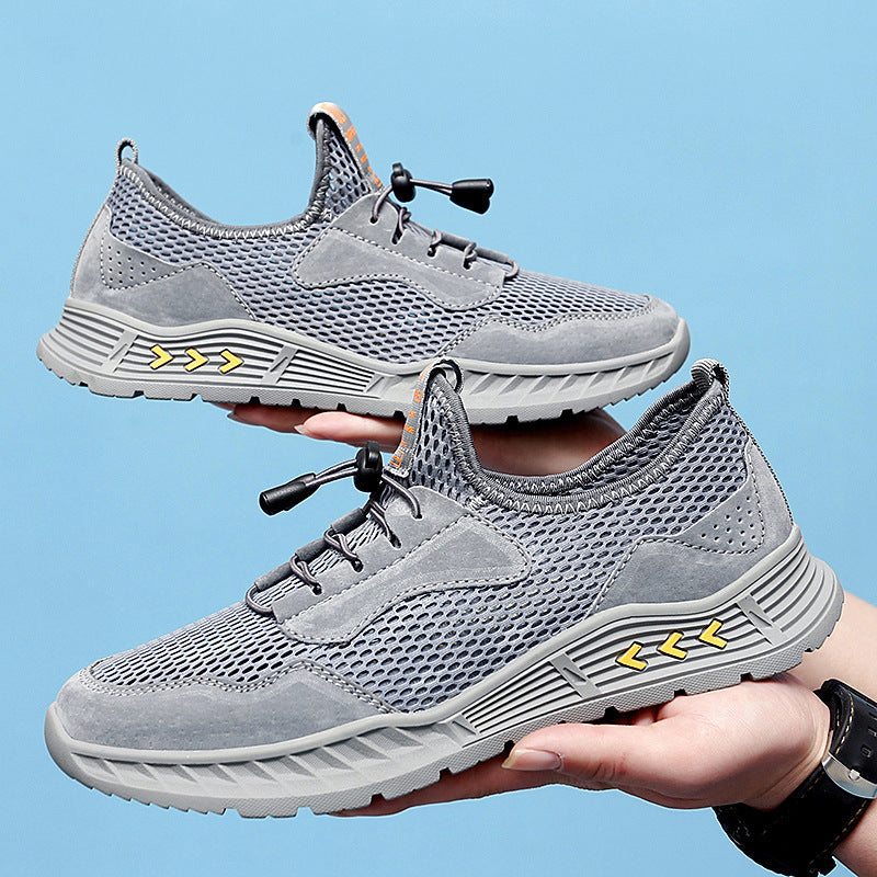 Damen Sportliche Freizeitschuhe mit atmungsaktivem Mesh-Obermaterial und innovativem Schnürsystem