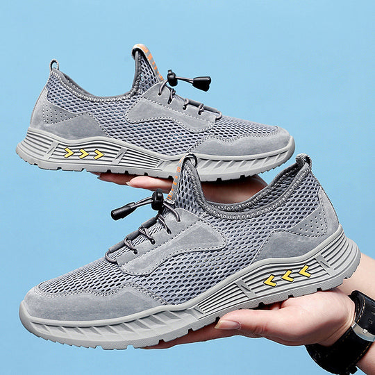Damen Sportliche Freizeitschuhe mit atmungsaktivem Mesh-Obermaterial und innovativem Schnürsystem R&B
