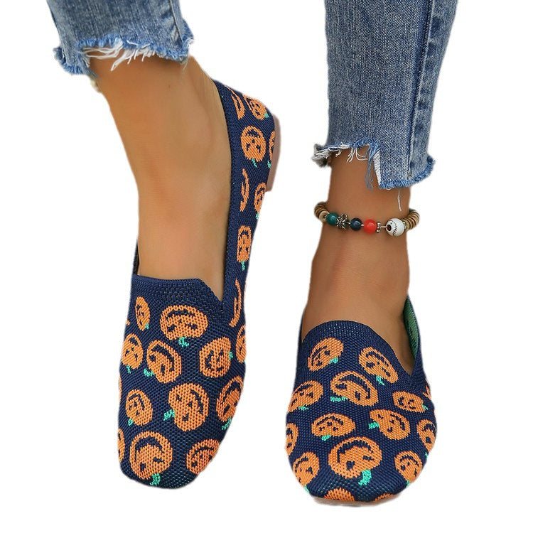 Damen Slip-On Mokassins aus atmungsaktivem Netzmaterial R&B