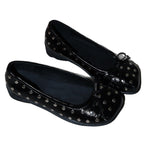 Damen elegante Ballerinas mit modischem Nieten-Detail R&B