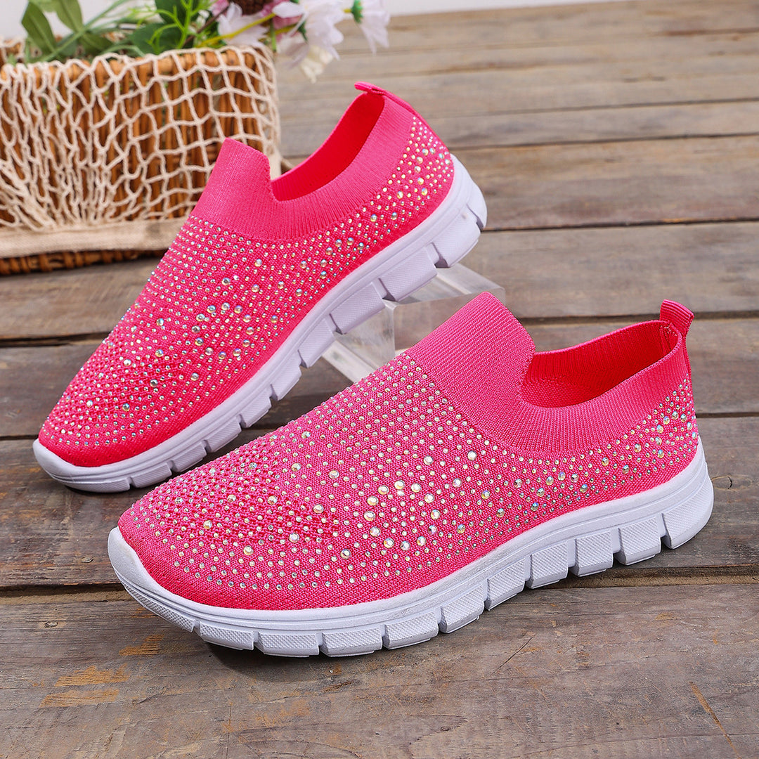 Damen Bequeme Slip-On Sneakers mit atmungsaktivem Obermaterial R&B